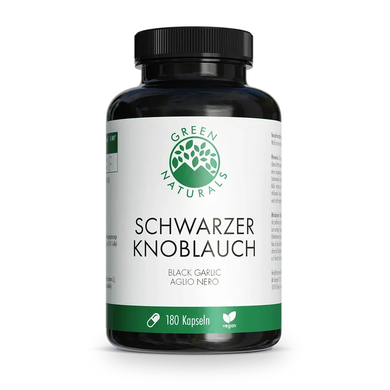 Schwarzer Knoblauch Kapseln • 600 mg • 0,6 mg S-Allylcystein