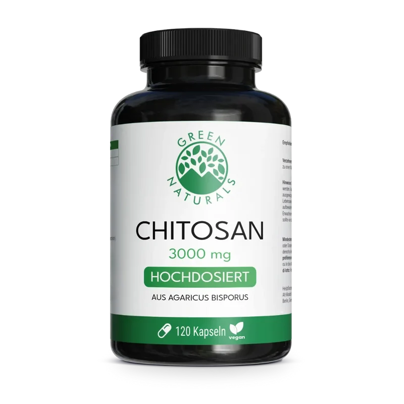 Chitosan Kapseln • pflanzlich aus Champignon • 3.000 mg