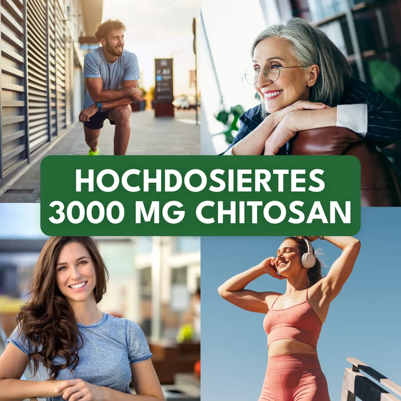 Chitosan Kapseln • pflanzlich aus Champignon • 3.000 mg