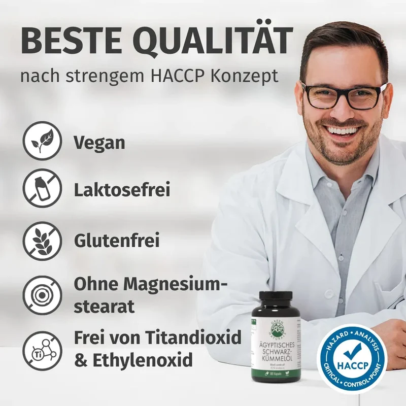 Schwarzkümmelöl Kapseln • 1.500 mg • ägyptische Herkunft
