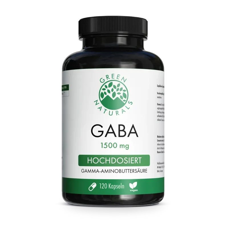 GABA Kapseln • 1.500 mg • reine Gamma-Aminobuttersäure