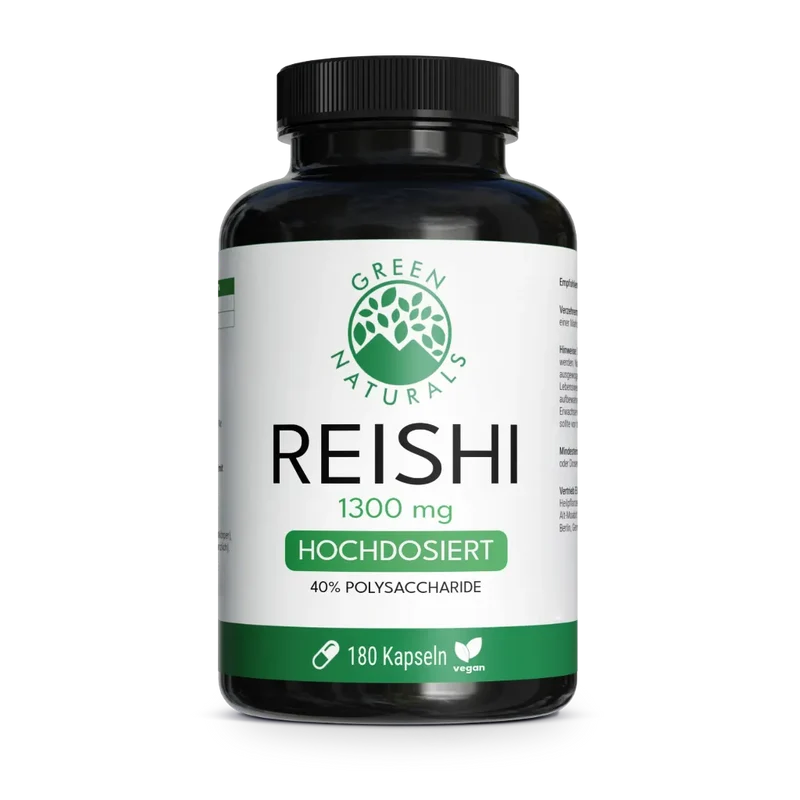 Reishi Kapseln • 1.300 mg • 40 % Polysaccharide