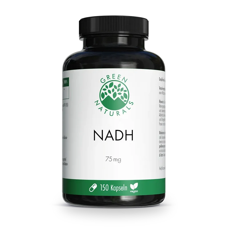 NADH Kapseln • 75 mg • stabilisiert, höchste Dosis