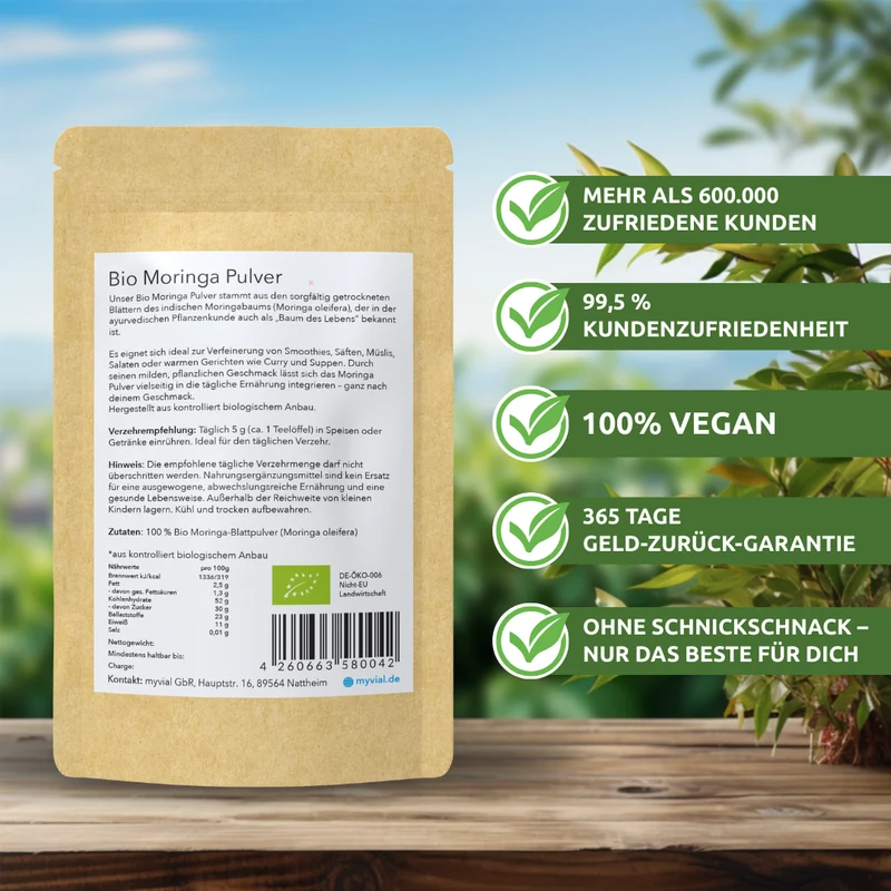 Bio Moringa Pulver