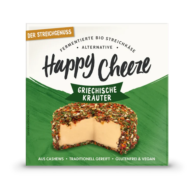 Bio Happy Cheeze Der Streichgenuss Griechische Kräuter 100g