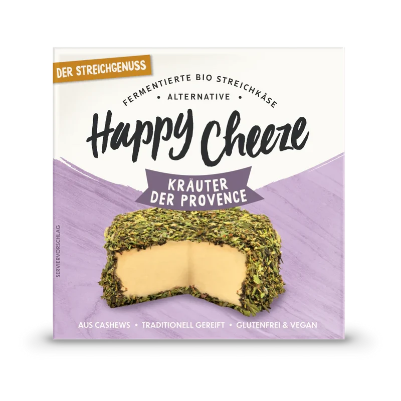 Bio Happy Cheeze Der Streichgenuss Kräuter der Provence 100g