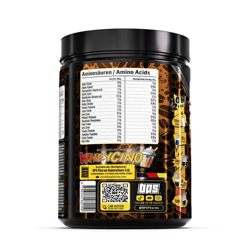 BPS Pharma WheyCino Caramel Macchiato – 700 g