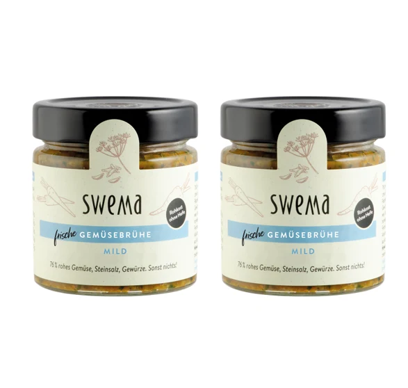 2 x Milde Gemüsebrühe - frisch, 210g