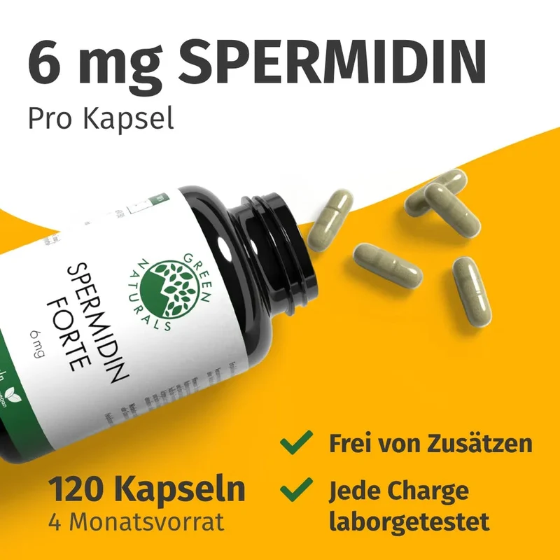 Spermidin ultra-Forte Kapseln • 6 mg • höchste Dosierung