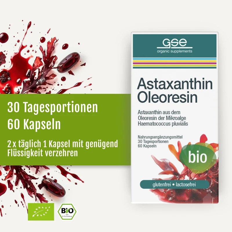Gélules d'astaxanthine oléorésine (bio)