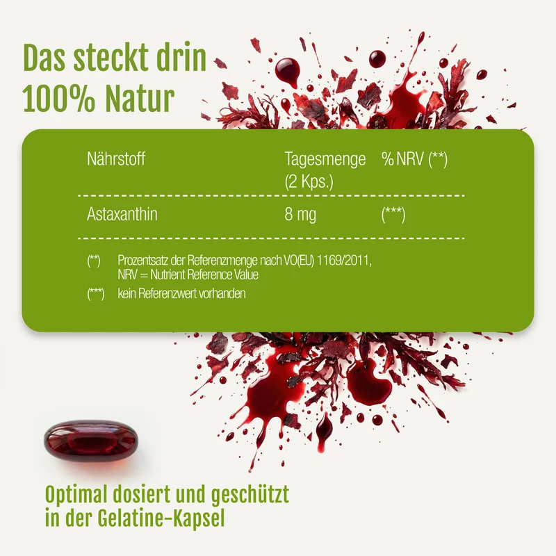 Gélules d'astaxanthine oléorésine (bio)