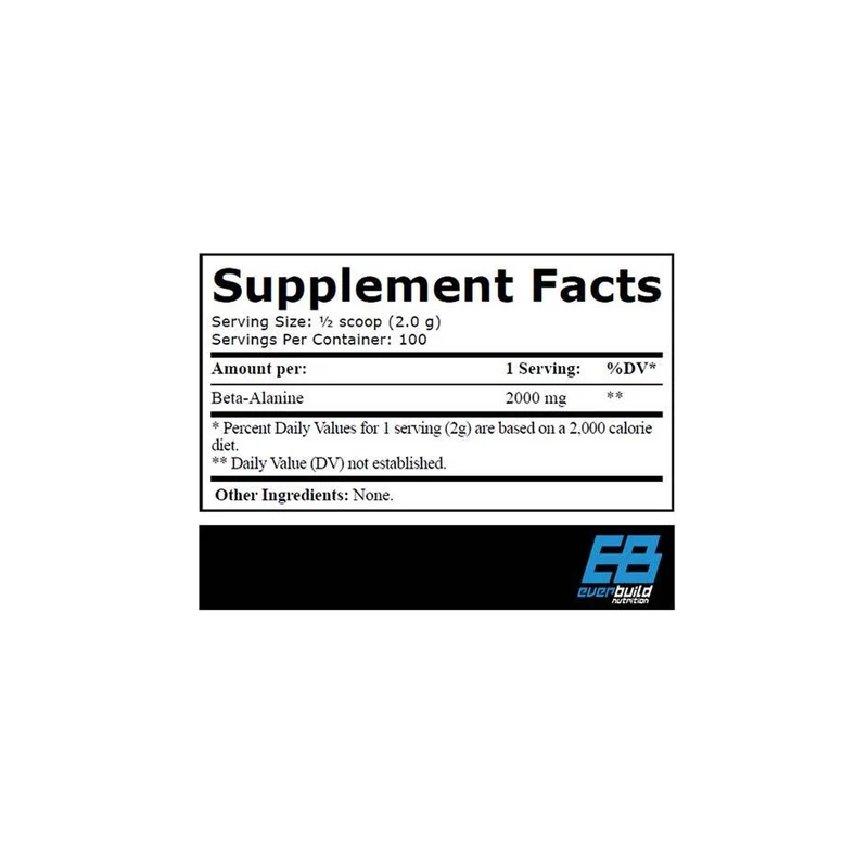 Everbuild Beta-Alanine 2000 – 200 g Pulver
