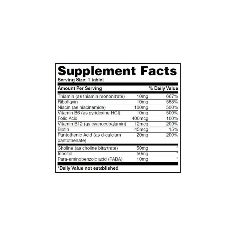 Haya Labs B-Basic Vitamin-B-Komplex – 100 Tabletten