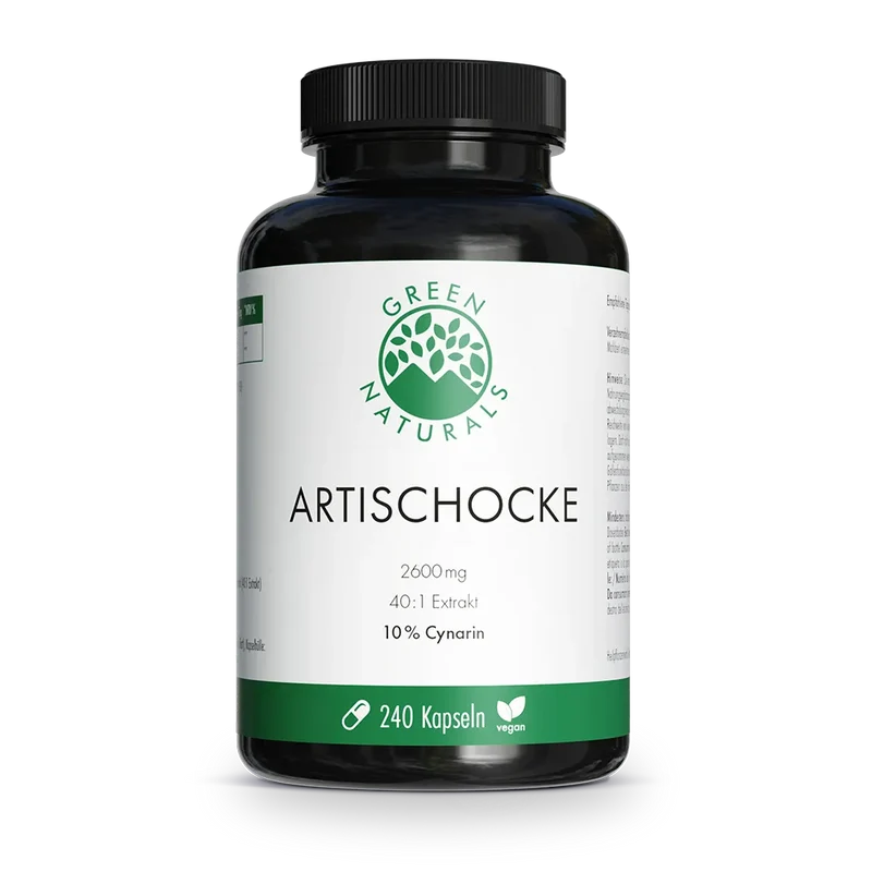 Artischocken Kapseln • 2.600 mg • 10 % Cynarin-Anteil