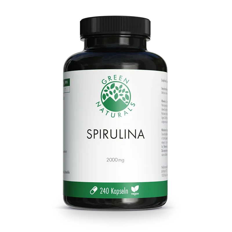 Spirulina Kapseln • 2.000 mg • Arthrospira platensis