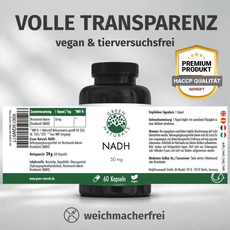 NADH Kapseln • 50 mg