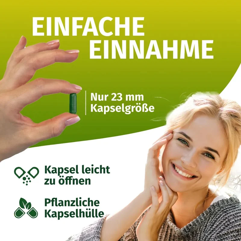 Chlorella Kapseln • 2.400 mg • Chlorella vulgaris