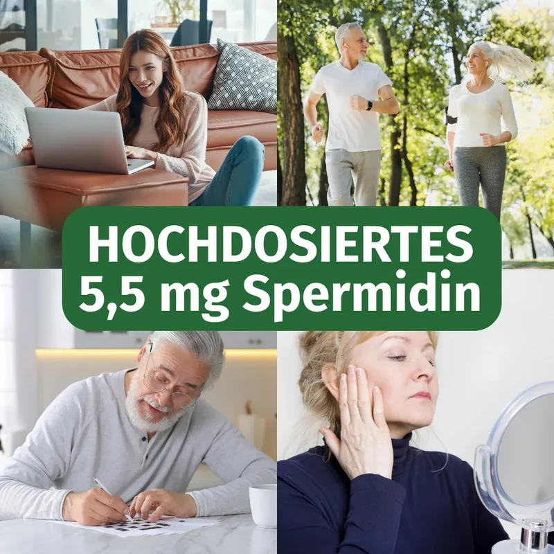 Spermidin Forte Kapseln • 5,5 mg • Weizenextrakt