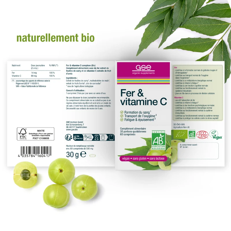Fer & Vitamine C (Bio)