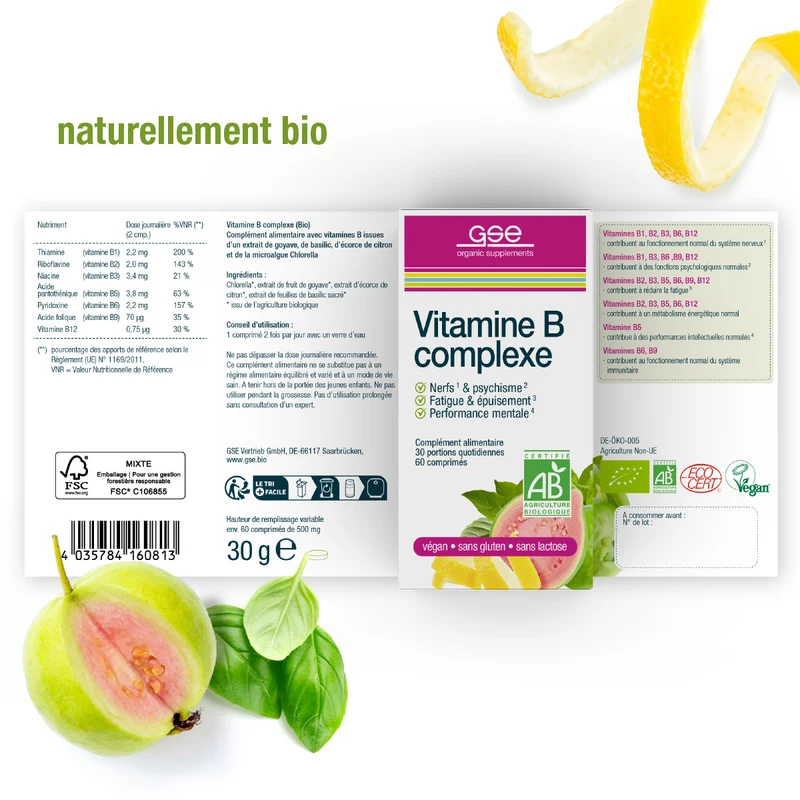 Complexe de vitamines B (bio)