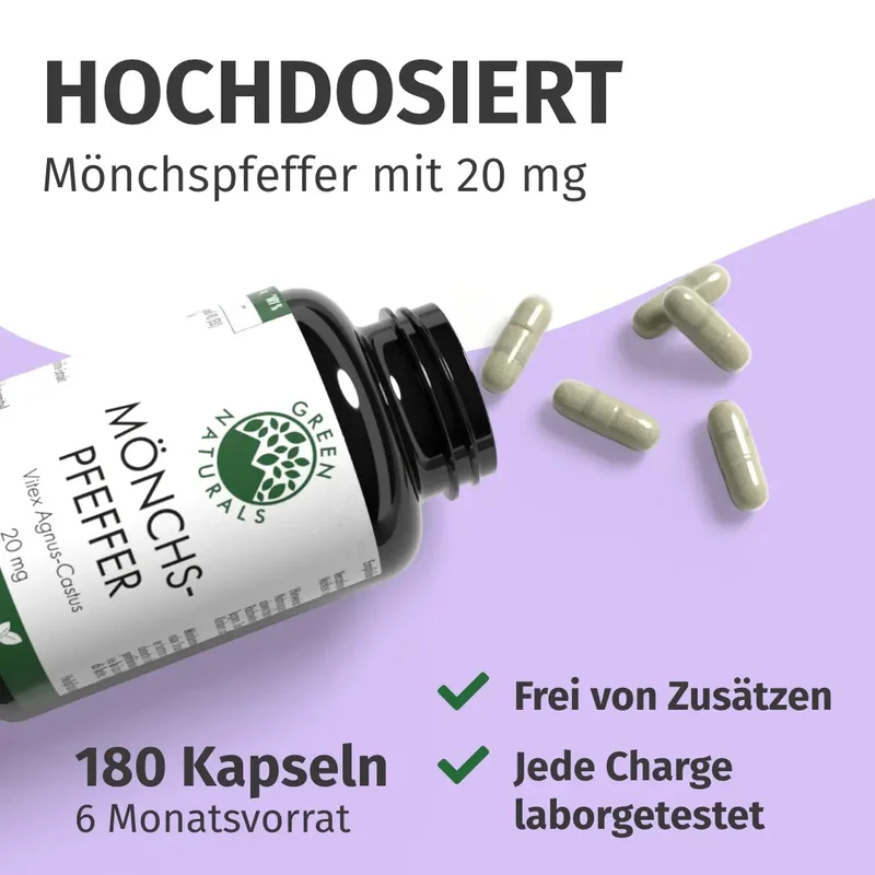 Mönchspfeffer Kapseln • 20 mg • Fruchtextrakt