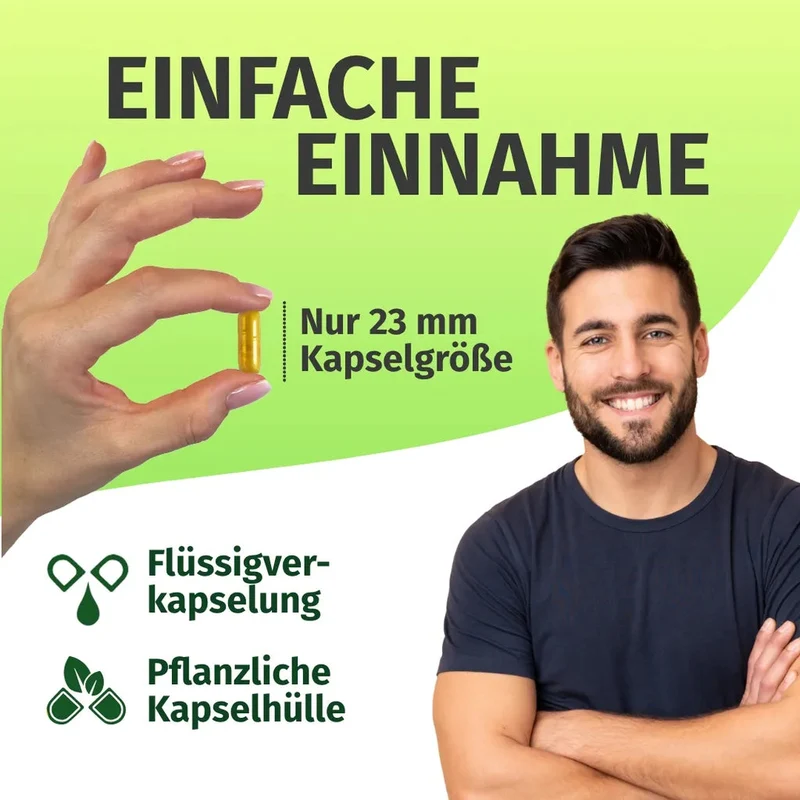 Omega 3 Algenöl Kapseln • 1.000 mg DHA • 500 mg EPA