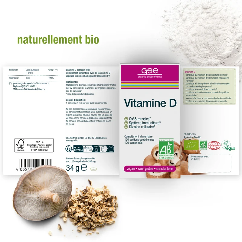 Vitamine D Compact (bio)