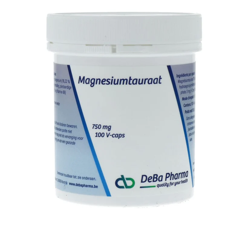 Deba Pharma Magnesiumtauraat 750 Mg 100 vcaps