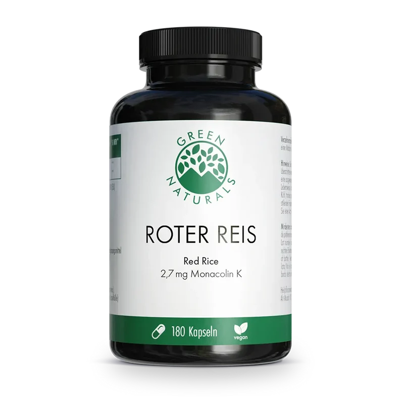 Roter Reis Kapseln • 2,7 mg Monacolin K • fermentiert