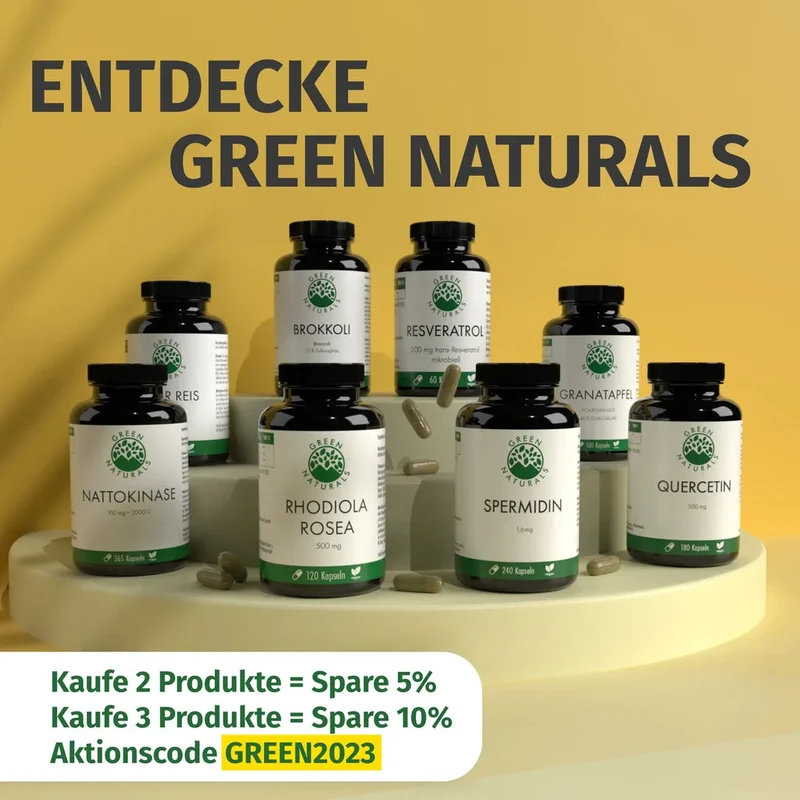 Spermidin Kapseln • 1,6 mg • aus Weizenkeim