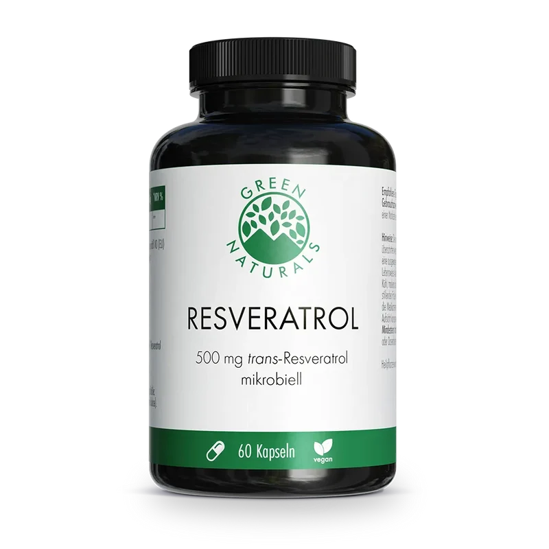 Trans-Resveratrol Kapseln • 500 mg • 60 Stück