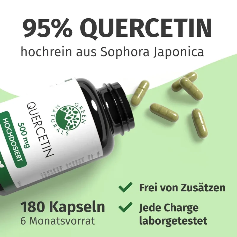 Quercetin Kapseln • 500 mg • über 95 % rein