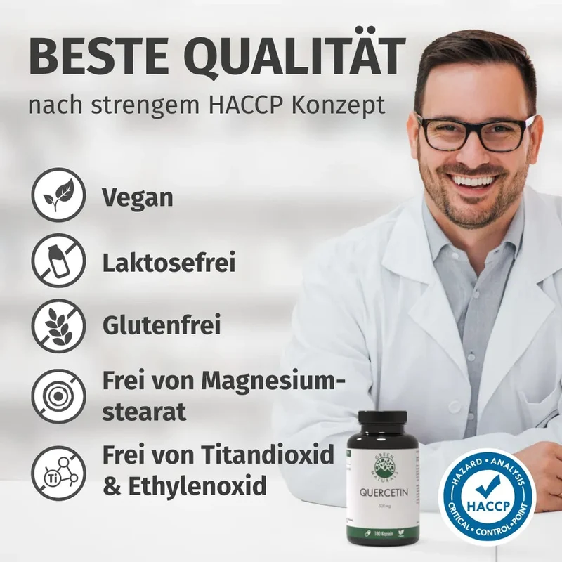 Quercetin Kapseln • 500 mg • über 95 % rein