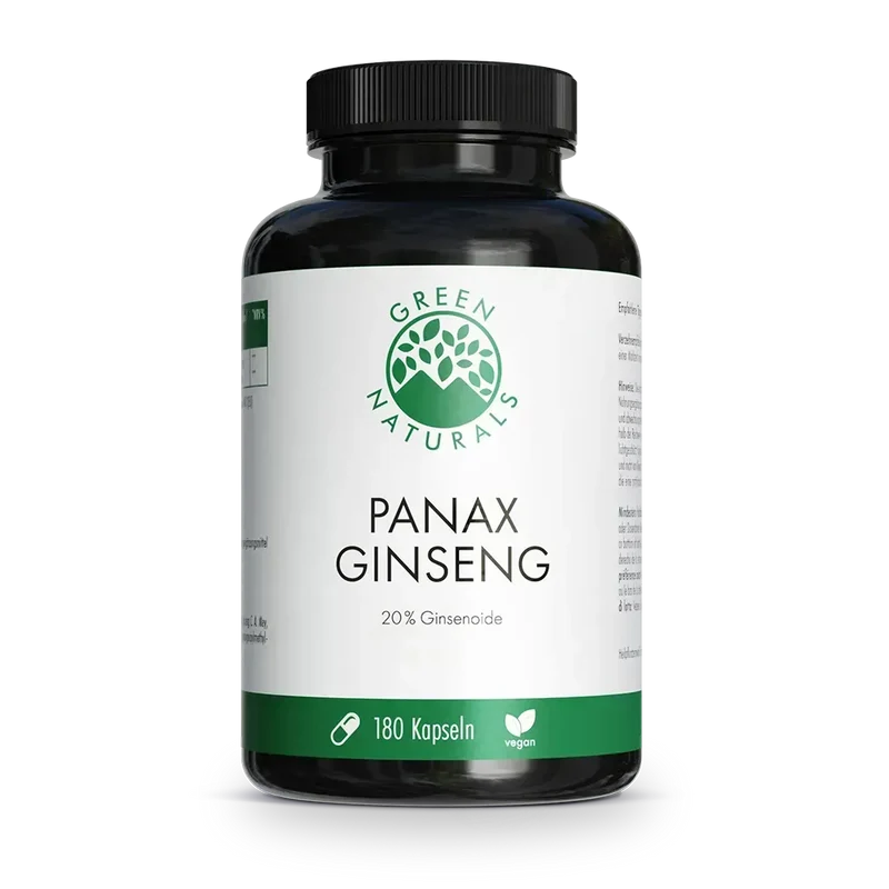 Panax Ginseng Kapseln • 1.400 mg • 20 % Ginsenoside