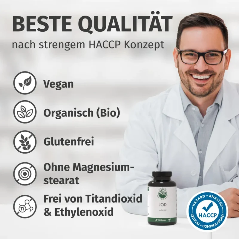 Jod Kapseln • 200 µg • aus Bio-Kelp