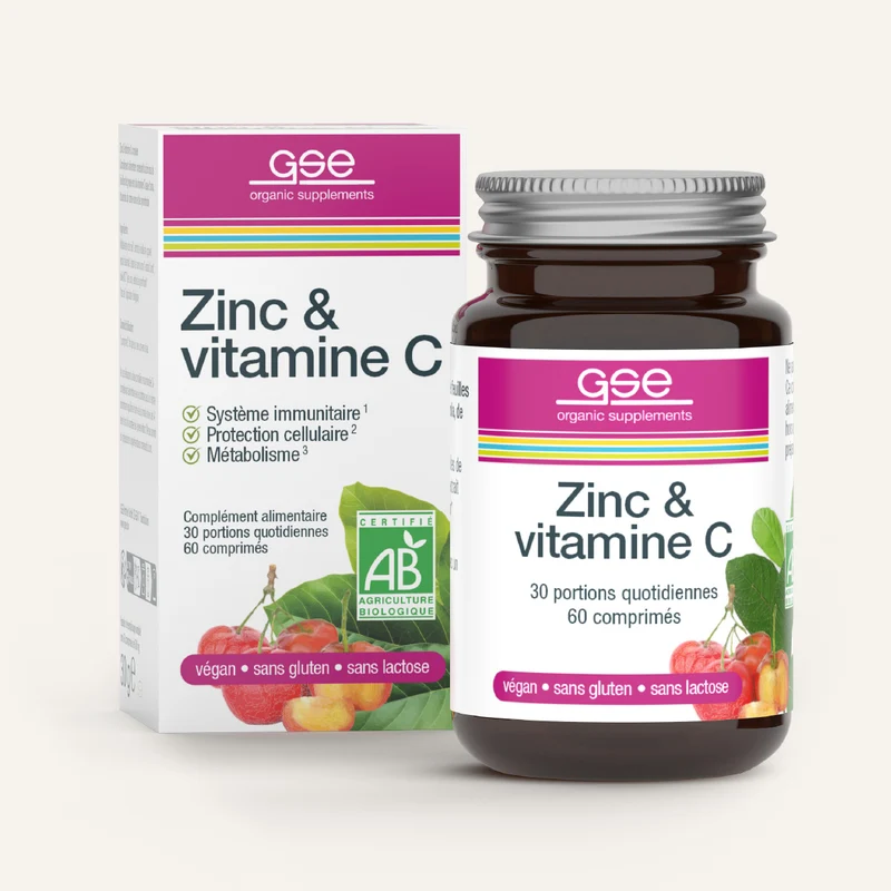 Complexe de zinc + vitamine C (bio)
