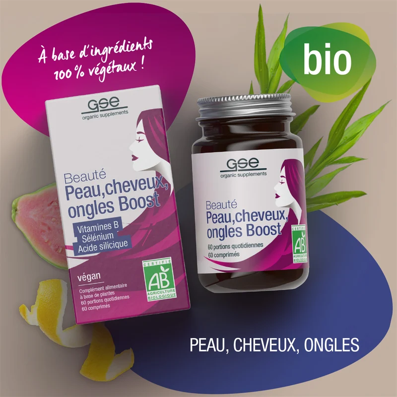 Beauté peau, cheveux, ongles Boost (bio)