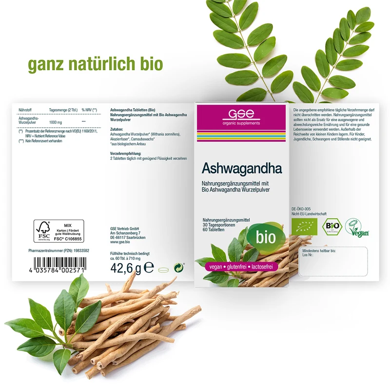 Ashwagandha (biologique)