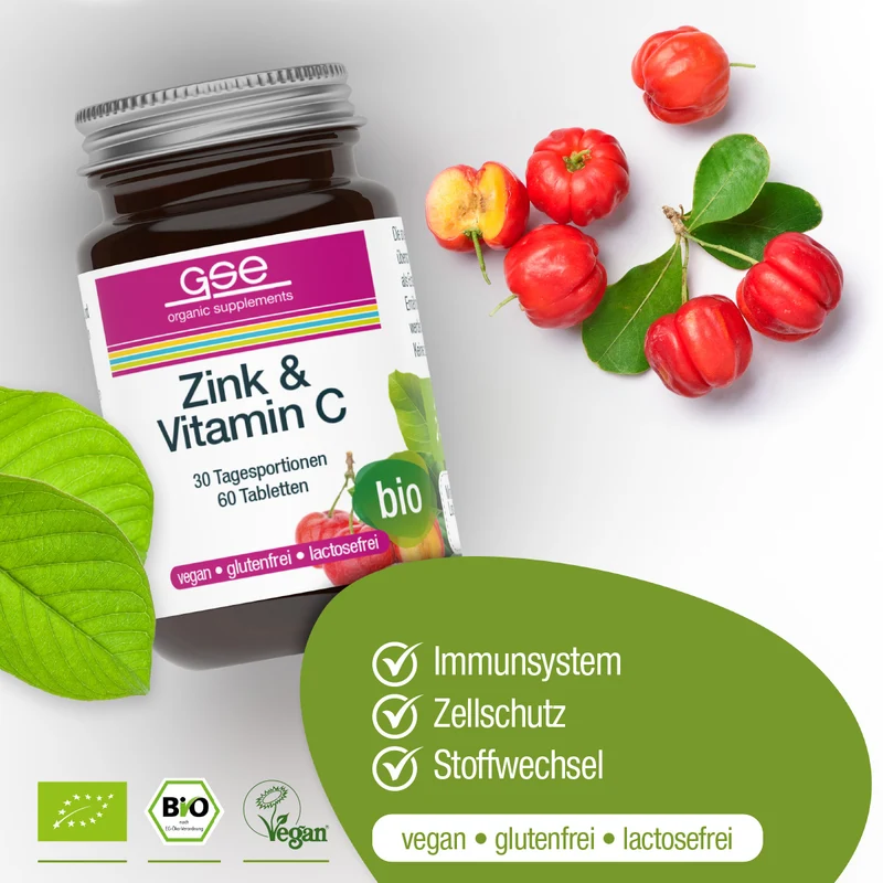 Zinc & vitamine C (bio)