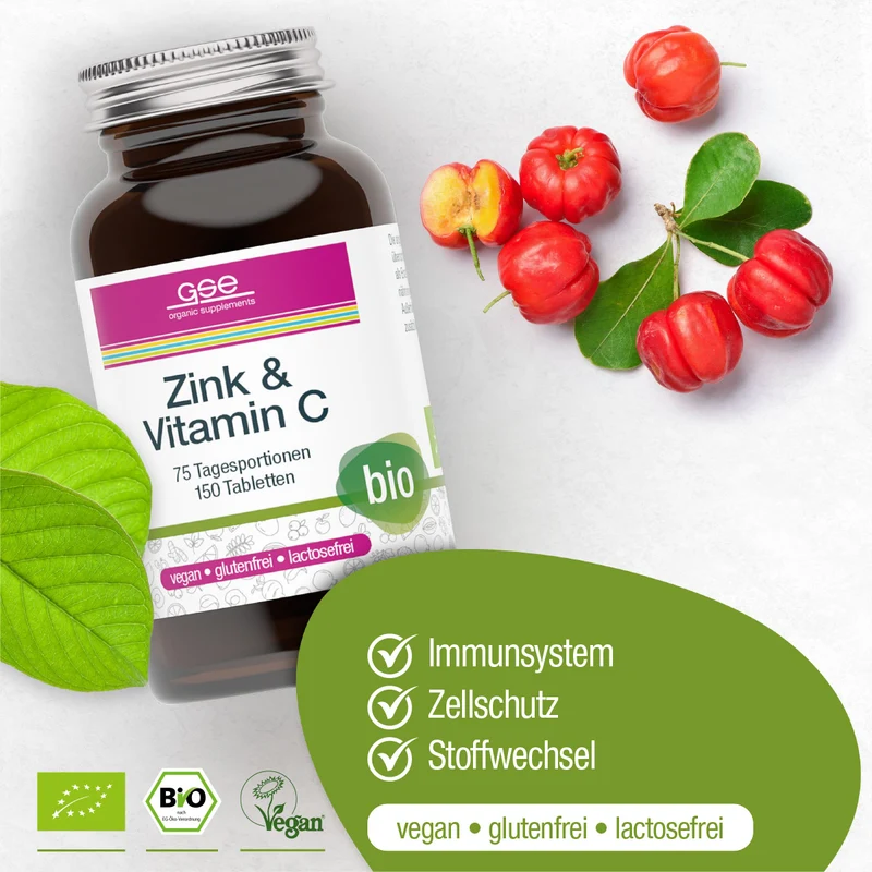 Zinc & vitamine C (bio)