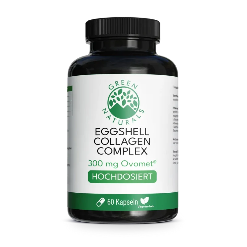 Kollagen Kapseln mit Ovomet® - 300 mg Eierschalenmembran + Elastin & Hyaluronsäure | 60 Kapseln