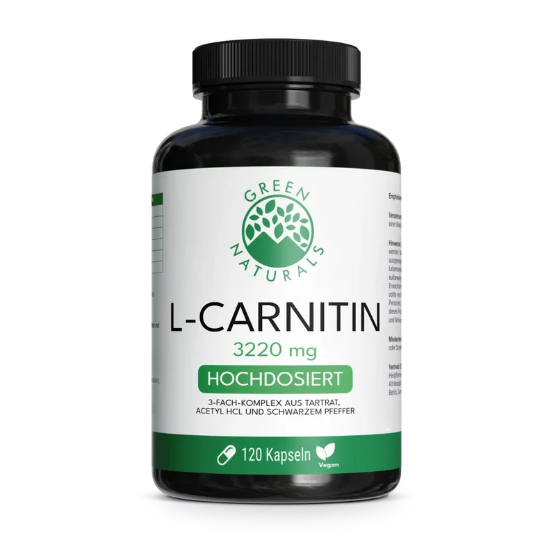 L-Carnitin Komplex - 3.220 mg mit 2.184 mg L-Carnitin | 120 Kapseln