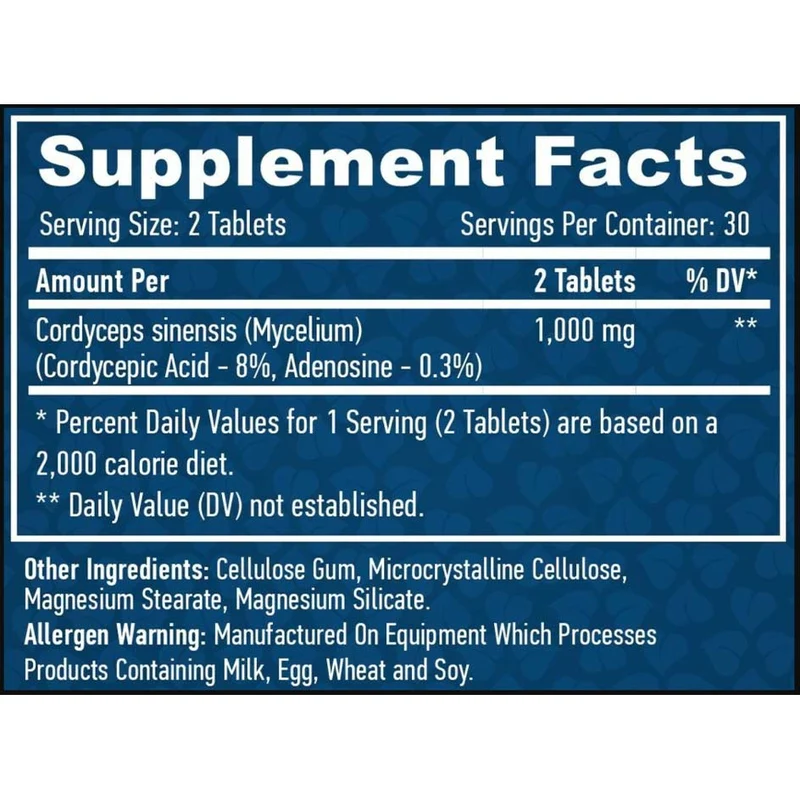 Haya Labs Cordyceps 500mg / 60 vcaps