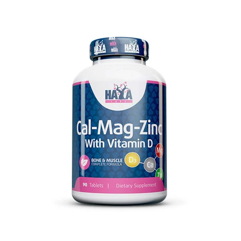 Haya Labs Calcium Magnesium & Zink mit Vitamin D – 90 Tabletten