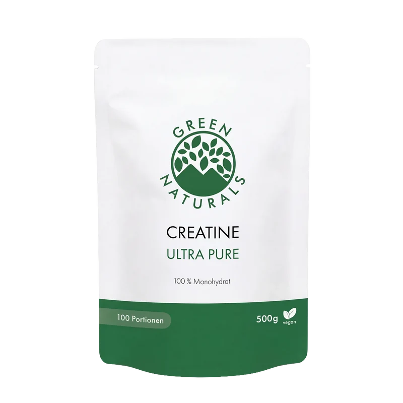 GREEN NATURALS® Creatine Ultra Pure Pulver - 4,4 g Kreatin/Tagesdosis