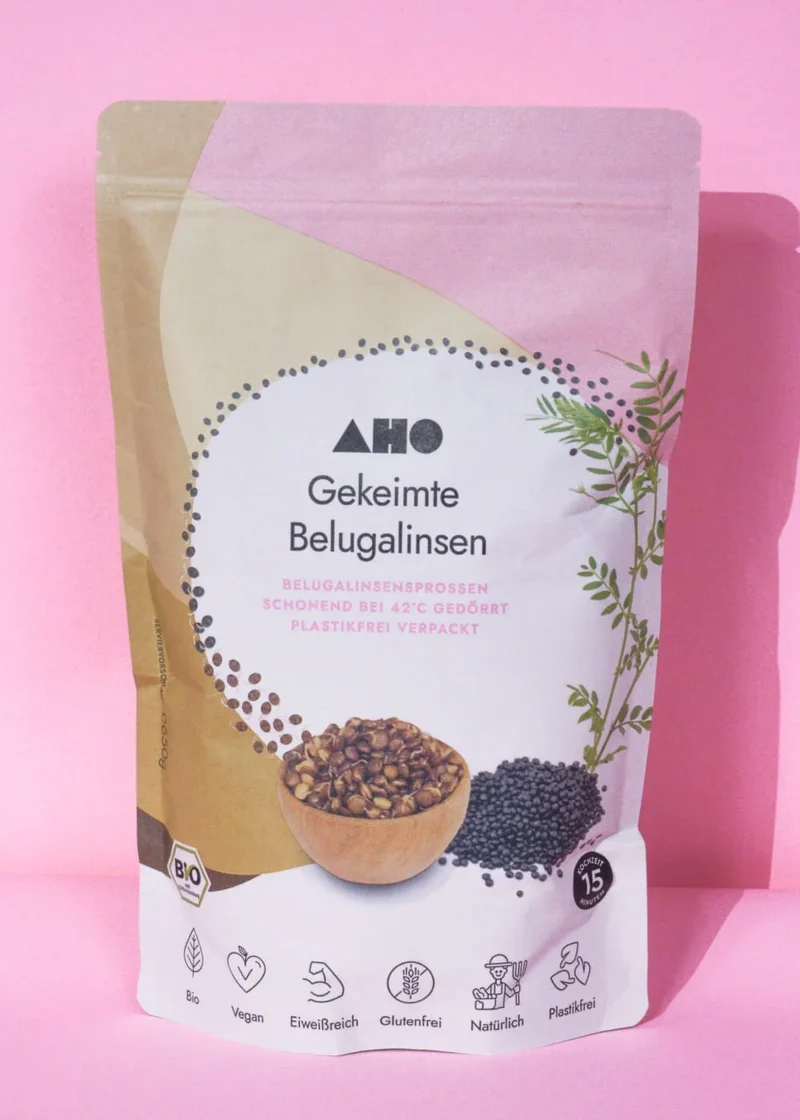 AHO Gekeimte Belugalinsen