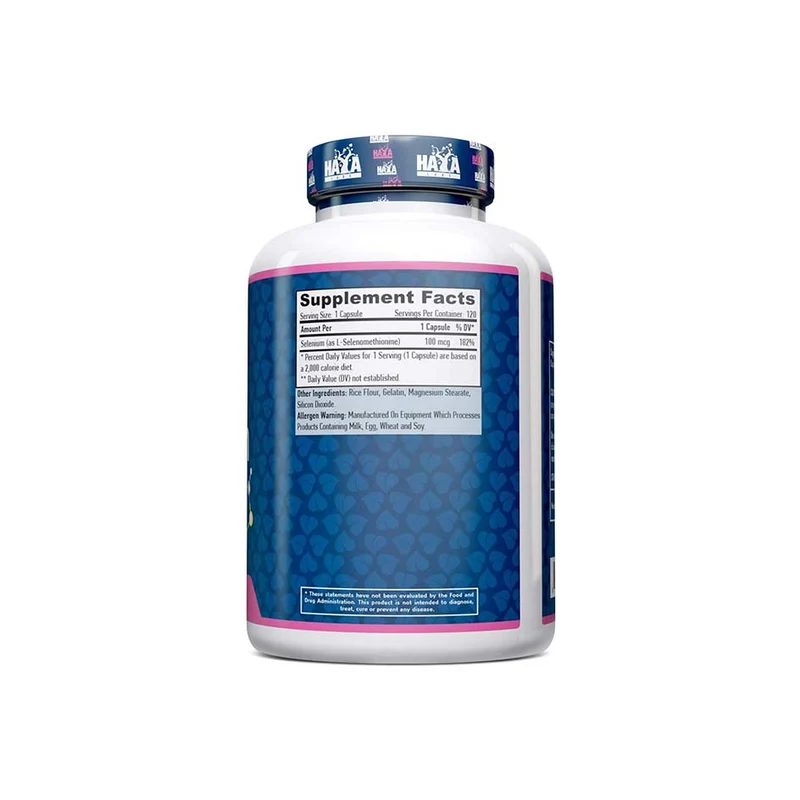 Haya Labs Selen 100 µg – 120 Kapseln