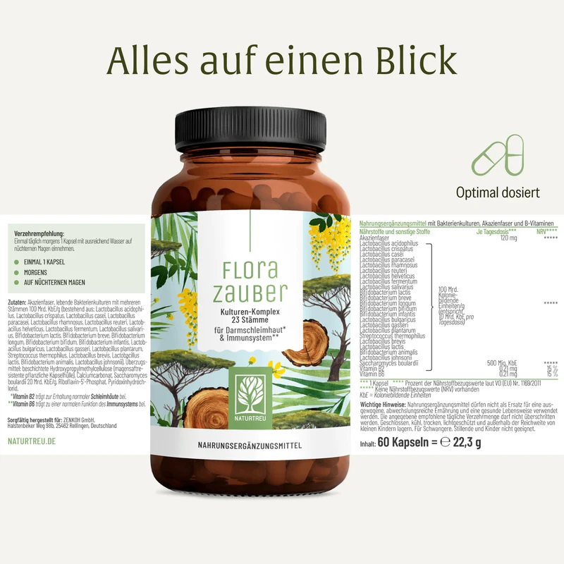 Florazauber: Kulturen-Komplex für den Darm*