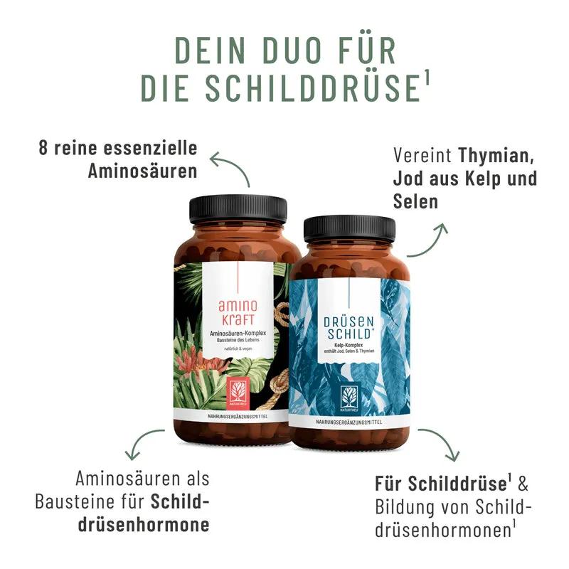 Schildkraft Sparpaket: Aminokraft & Drüsenschild