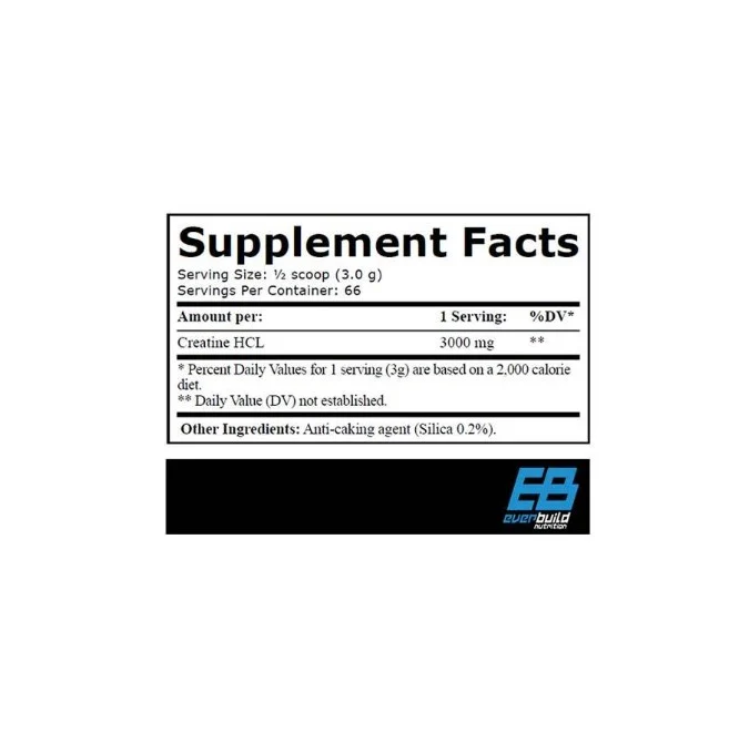 EVERBUILD Creatine HCL 3000